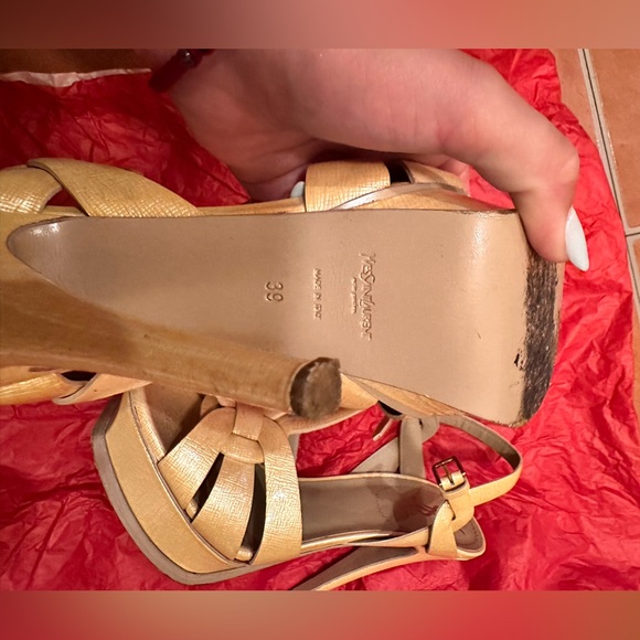 Saint Laurent hight heels on size 39 in good used condition - Picture 8 of 11